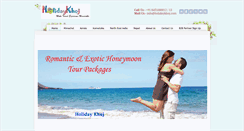 Desktop Screenshot of holidaykhoj.com